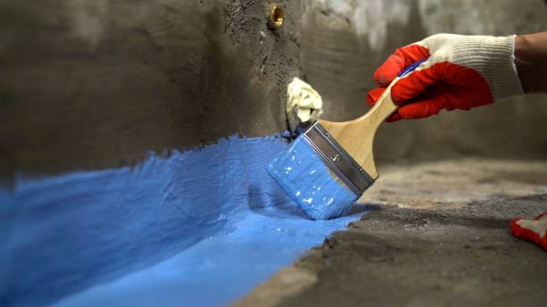 Commercial Emergency Waterproofing project at a Folsom, NJ business property by SJ Waterproofing Pros